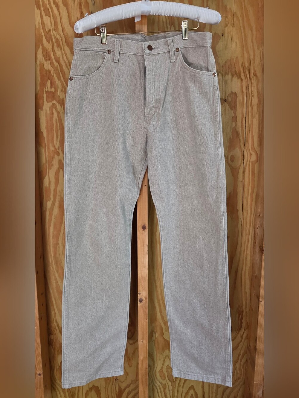 Wrangler 13MWZTN Cowboy Cut Original Fit Tan Jeans 100% Cotton High